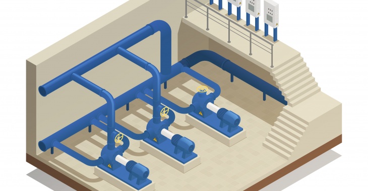Przebudowa przepompowni ścieków na Gumieńcach