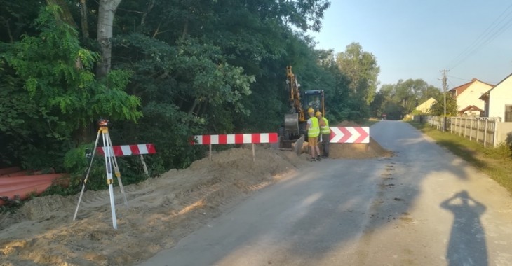 Trwa budowa przepompowni ścieków dla miejscowości Ciemiętniki